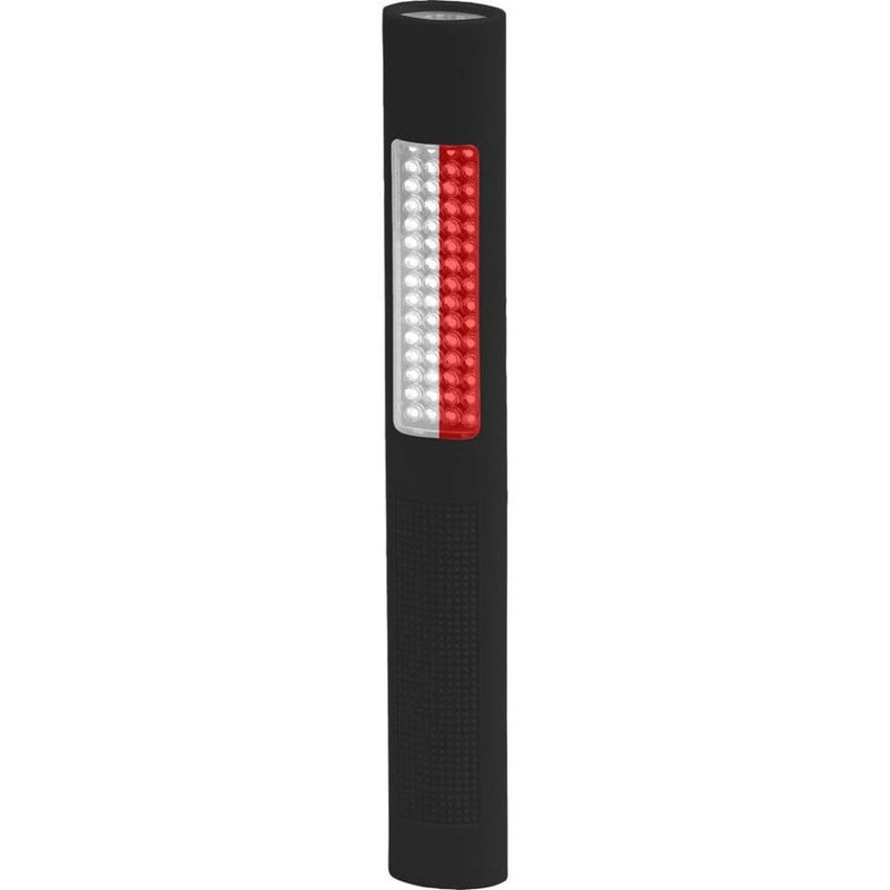 Nightstick NSP-1172 LED Safety Light & Flashlight - White & Red Floodlight,Black - Image 1